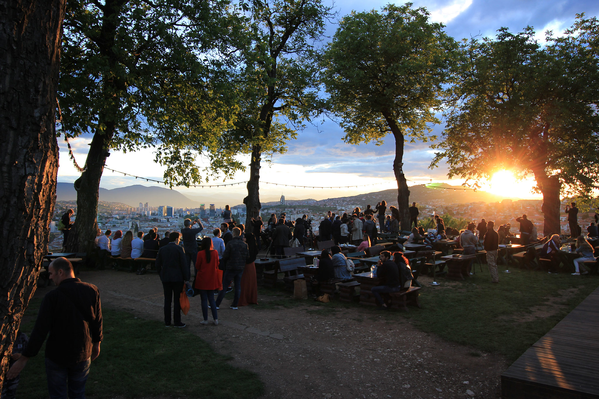 Iftar at Zuta tabija, Sarajevo